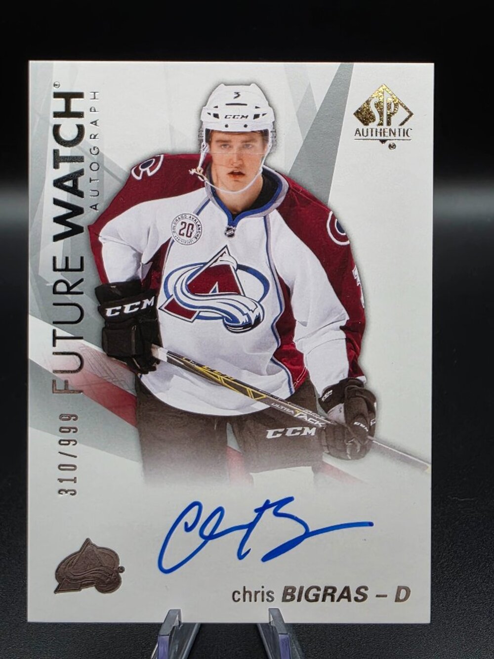 16/17 SP Authentic Chris Bigras Future Watch Auto /999